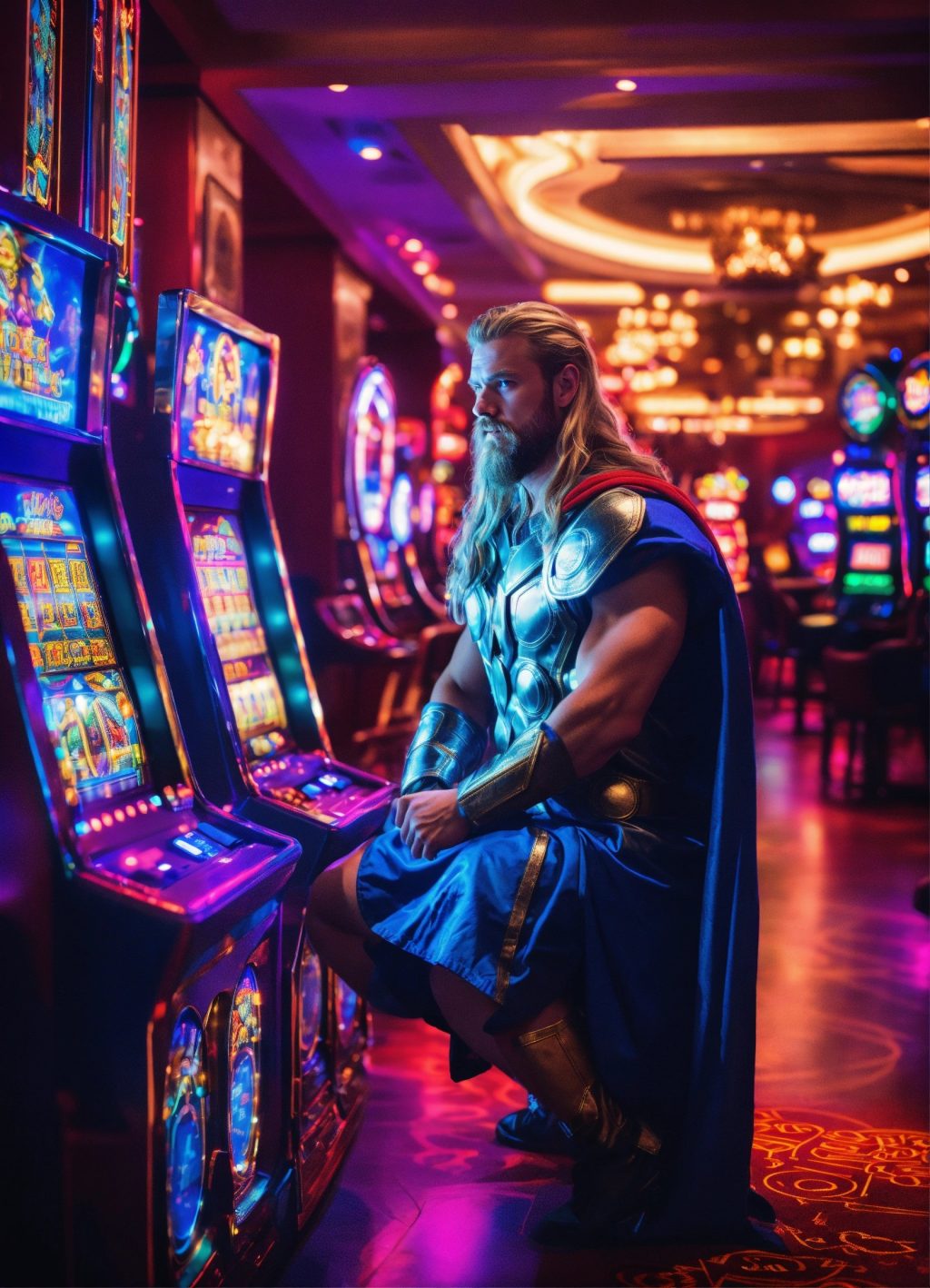 GOD THOR with casino slot machine in the gambling (3)